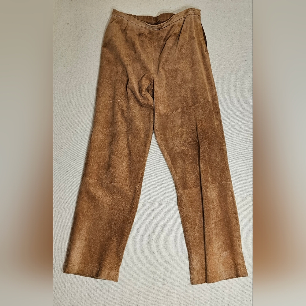 Terry Lewis Classic Luxuries 16 Brown Leather Pants